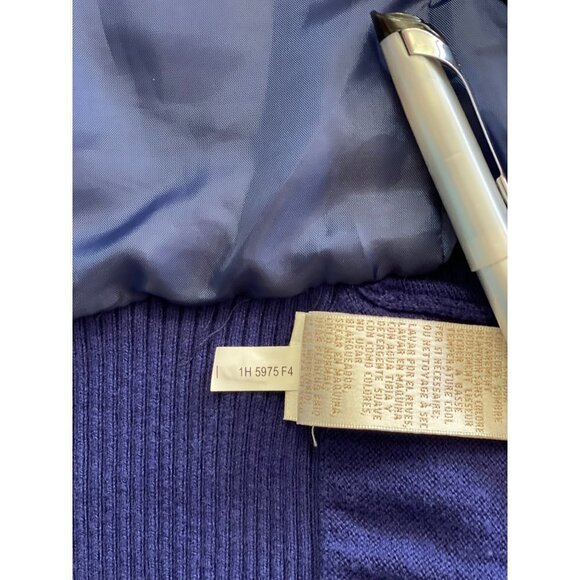 EP PRO Women's Soft Shell Bomber Golf Jacket Large Cobalt Quilted Zip Sportswear - Picture 10 of 10